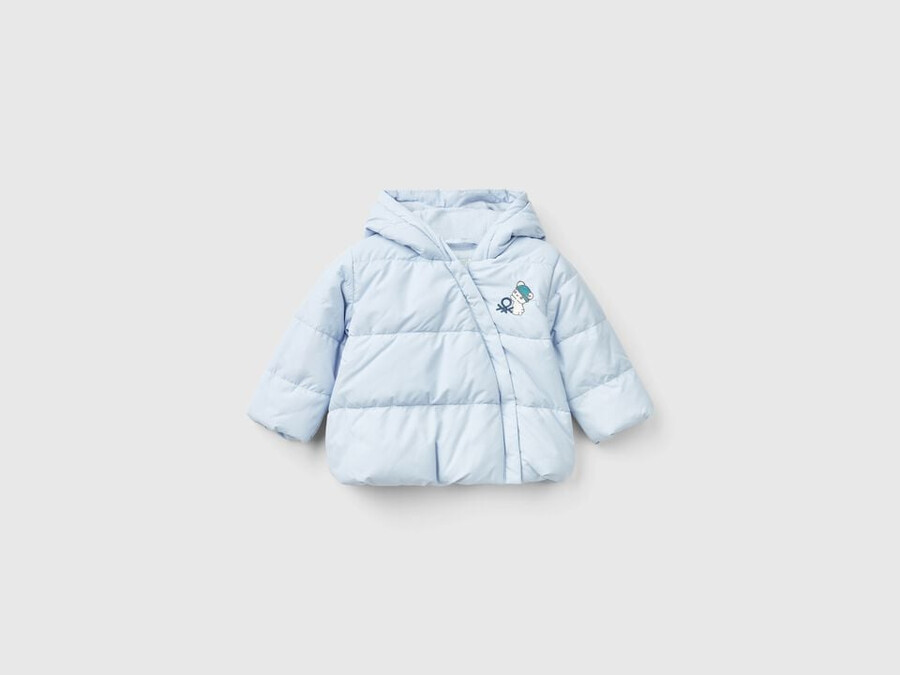 chaqueta acolchada con capucha