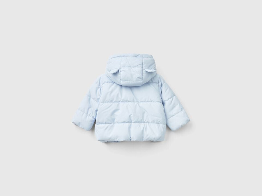 chaqueta acolchada con capucha