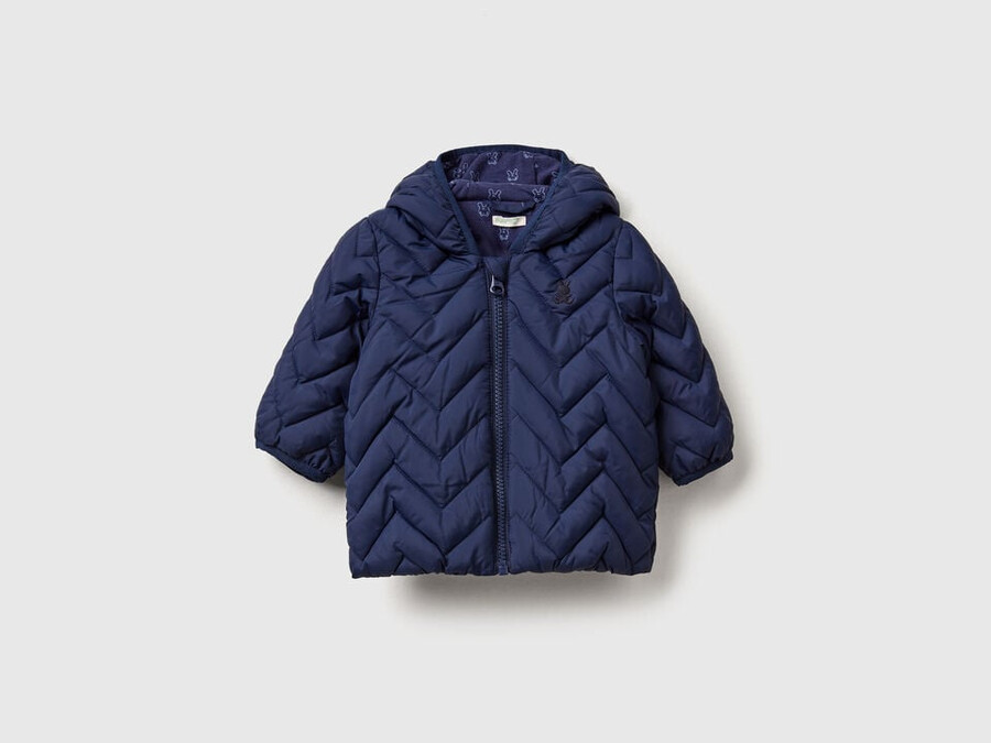 chaqueta acolchada con orejeras