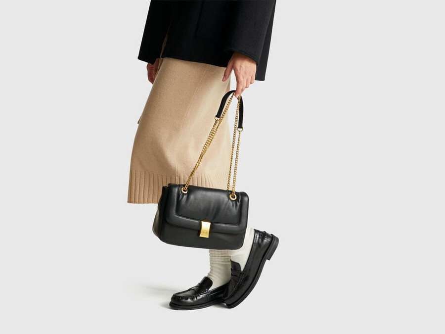bolso de tela de piel sintética