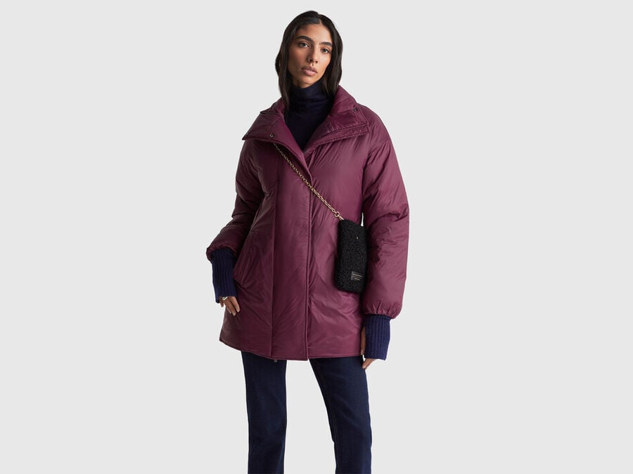 chaqueta de nailon acolchada