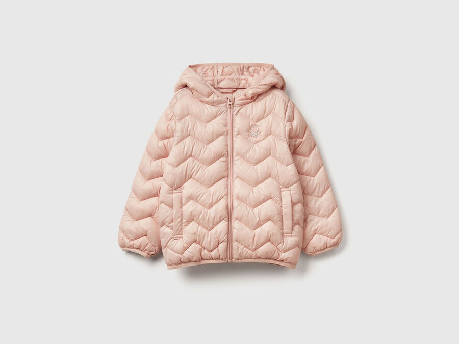 chaqueta acolchada con capucha