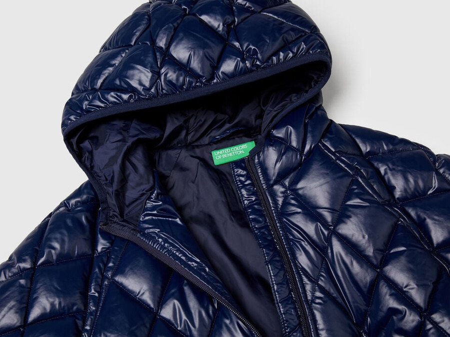 chaqueta acolchada brillante