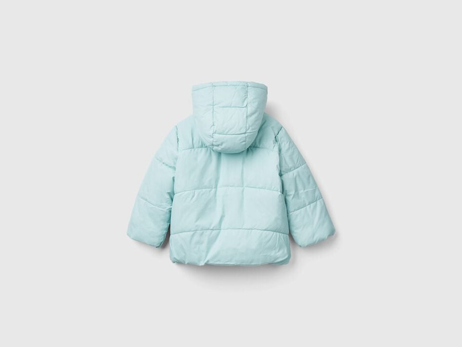 chaqueta acolchada con capucha