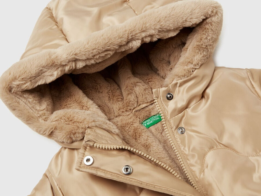 chaqueta de nailon brillante