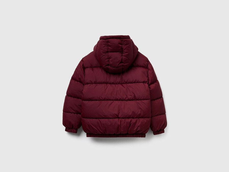chaqueta acolchada con capucha