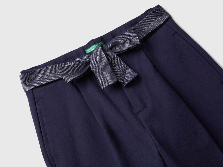 pantalones elegantes con fajín