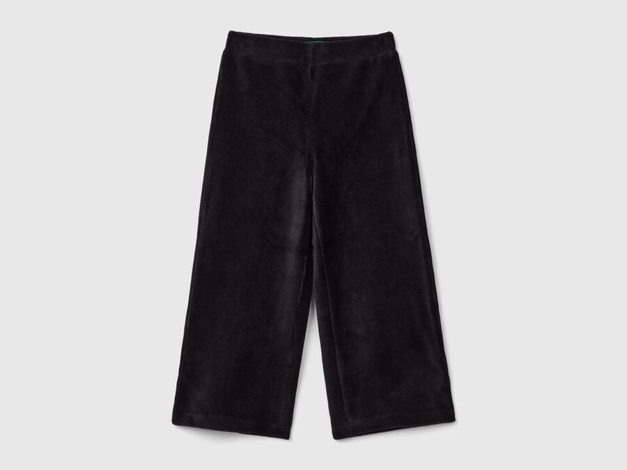 pantalones anchos de chenilla