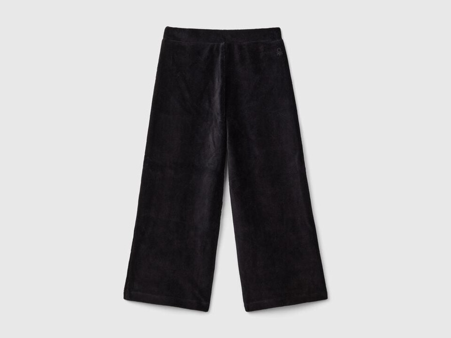 pantalones anchos de chenilla