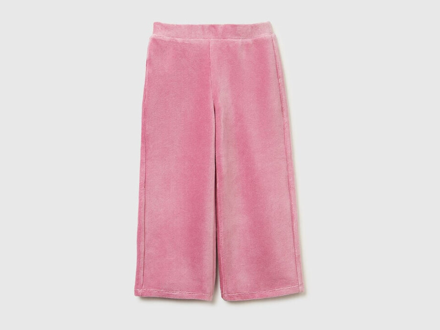 pantalones anchos de chenilla